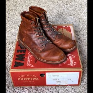 Chippewa 6 inch Service Boot - 10